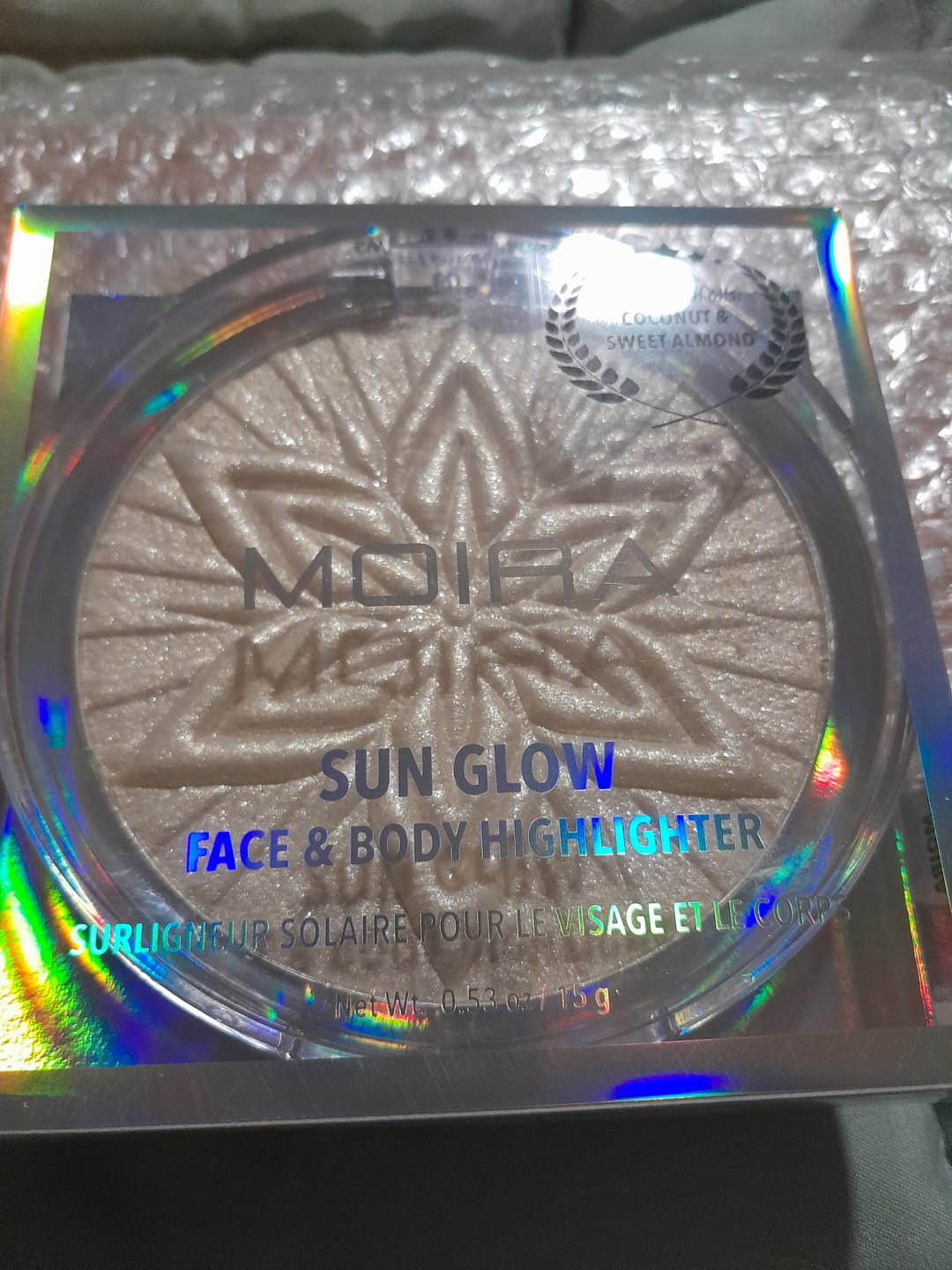 Customer photo review of Sun Glow Face & Body Bronzer (001, Sunkissed)