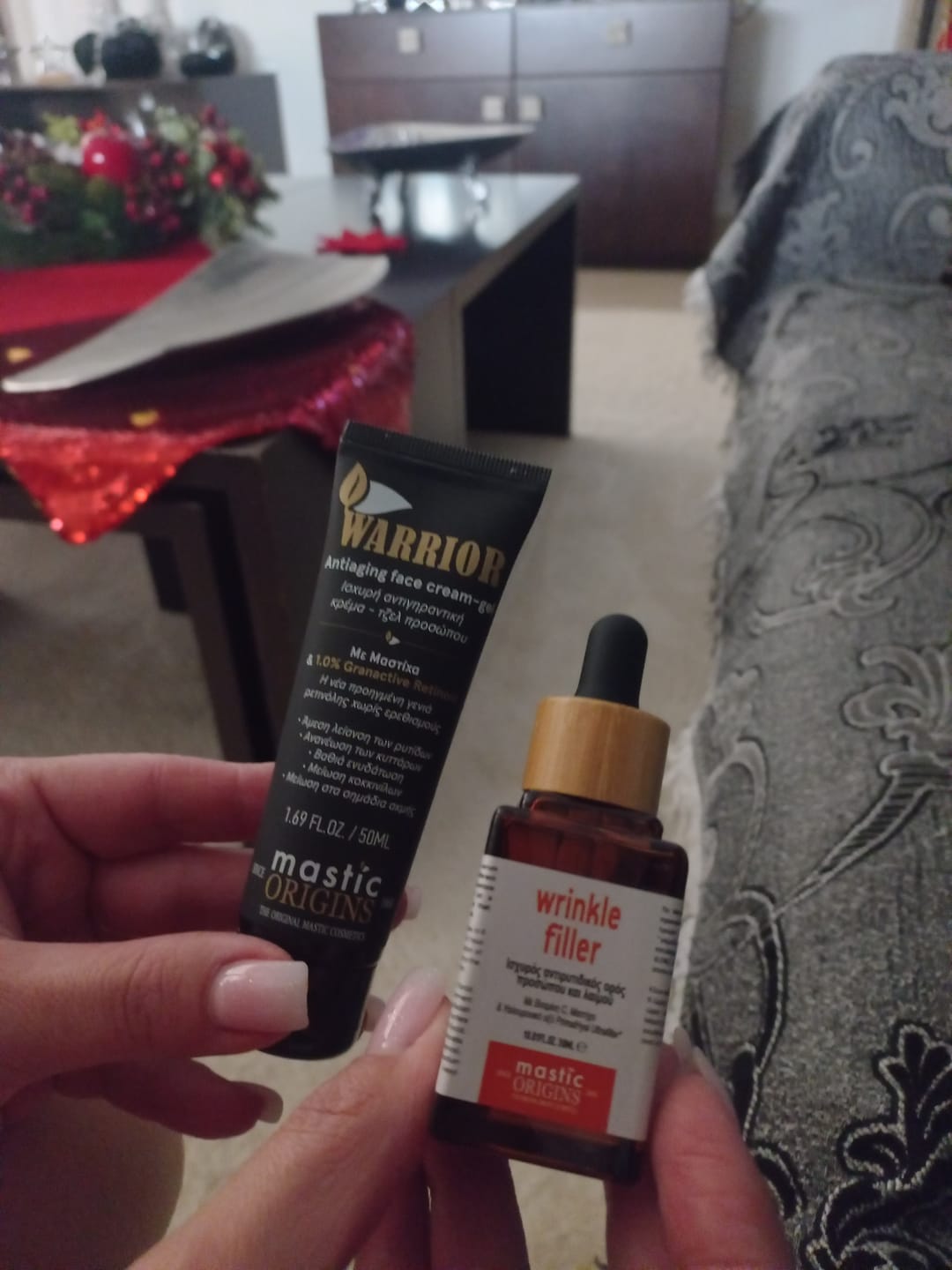 Customer photo review of WRINKLE FILLER SERUM