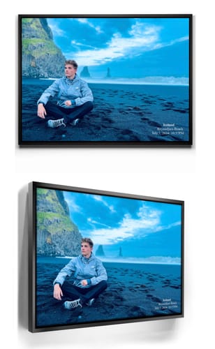 Customer photo review of Create Your Own Canvas Set - Landscape