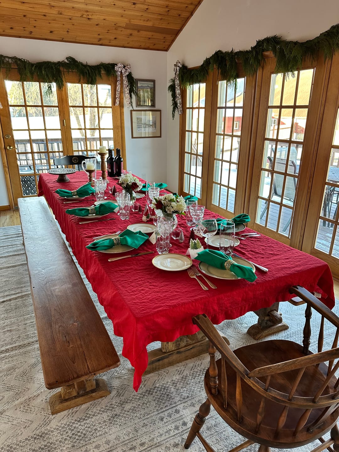 Customer photo review of Classic Hemstitch Napkins