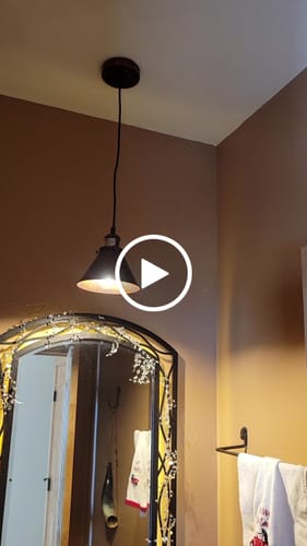 Customer video review of Industrial 1-Light Cone Pendant Light