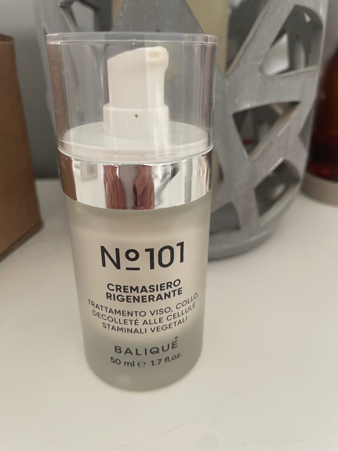 Customer photo review of N°101 - CREMASIERO RIGENERANTE - Viso, Collo e Decolleté