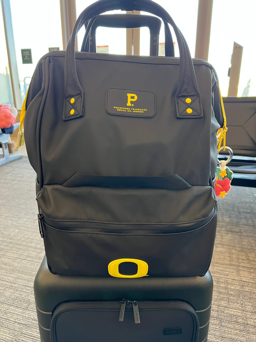 Customer photo review of Cascade Backpack - Standard - UO Ducks