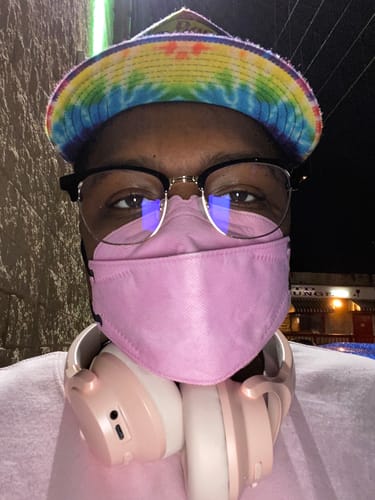 Customer photo review of KN95 Respirator Face Mask - Light Pink