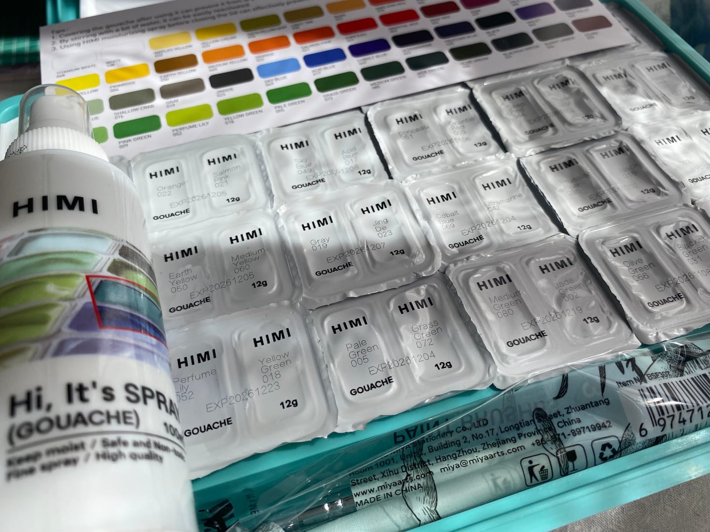 Customer photo review of Himi - Set 48 Gouache Potes 12 g