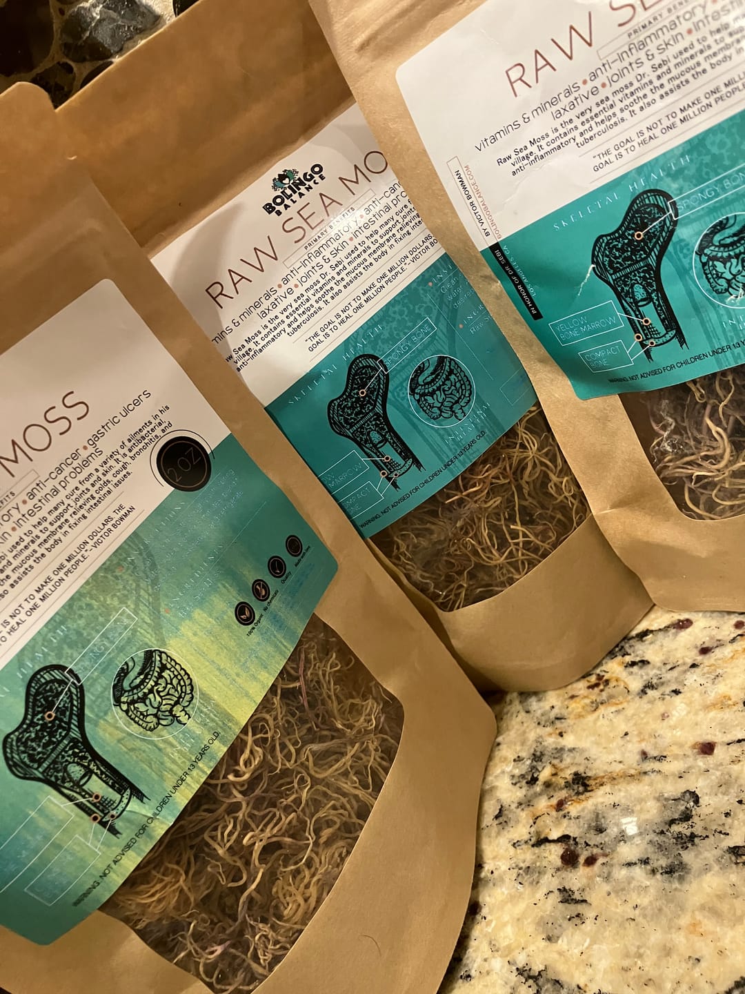 Customer photo review of RAW SEA MOSS