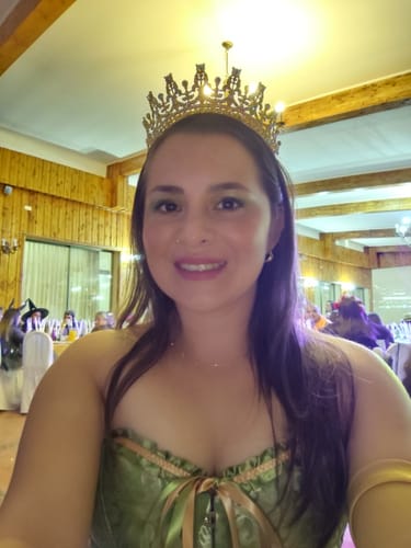 Customer photo review of DISFRAZ PRINCESA TIANA