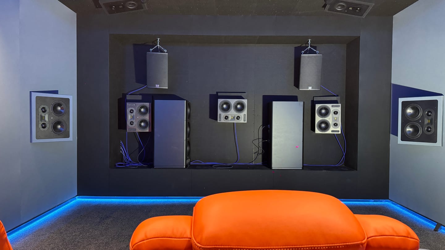 Customer photo review of Theatrus T80 Dual 8" Cinema/Studio Monitor Speaker