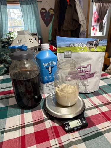 Customer photo review of Whey Protein Isolate Frosted Marshmallow
