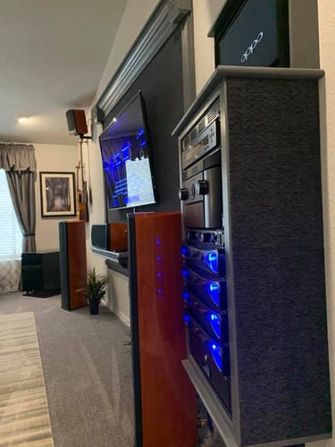 Customer photo review of Verus V6T Floorstanding Tower Speaker