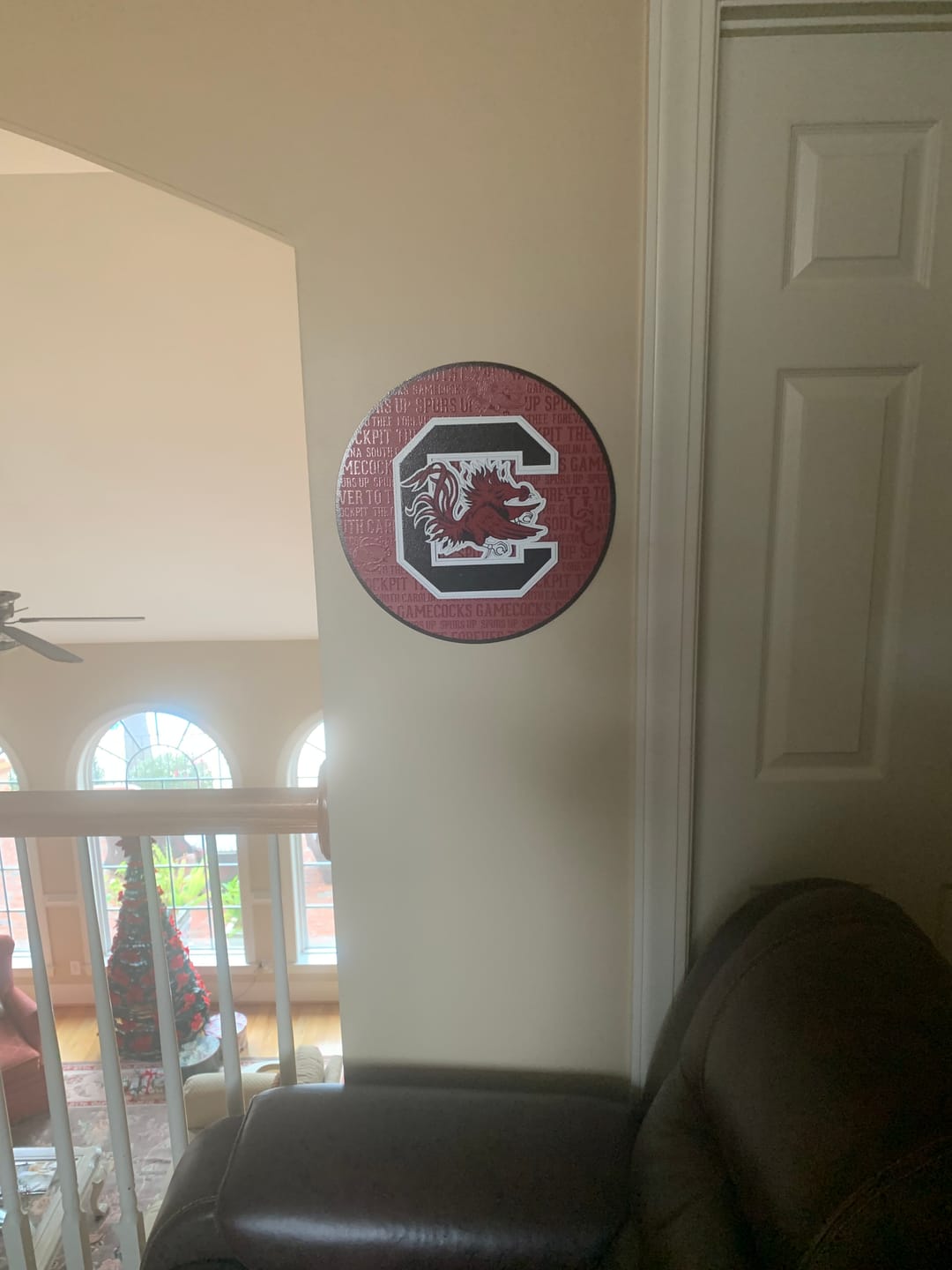 Customer photo review of South Carolina Gamecocks CRAFT SERIES 3D Embossed Metal Wall Art