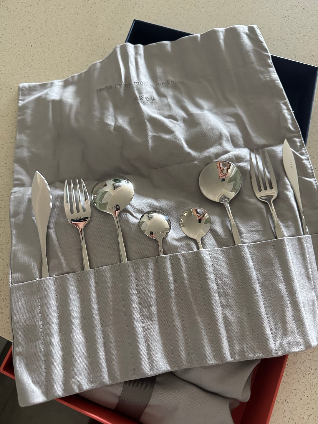 Customer photo review of Polished Silver — 24pc Cutlery Set