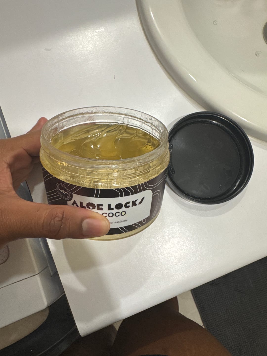 Customer photo review of Aloé Locks - Gelée Coco nourrissante et hydratante