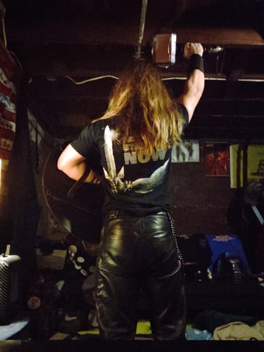 Customer photo review of Manowar T-Shirt Battle Hymns - The time to strike is now (LEGACY)