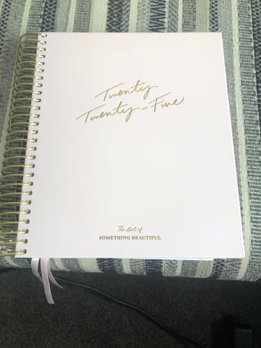 Customer photo review of 2025 Signature Planner - Blush