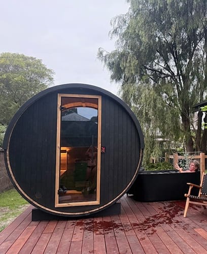 Customer photo review of Nordhaus Ice Bath - WIFI - Matte Black - Fluted