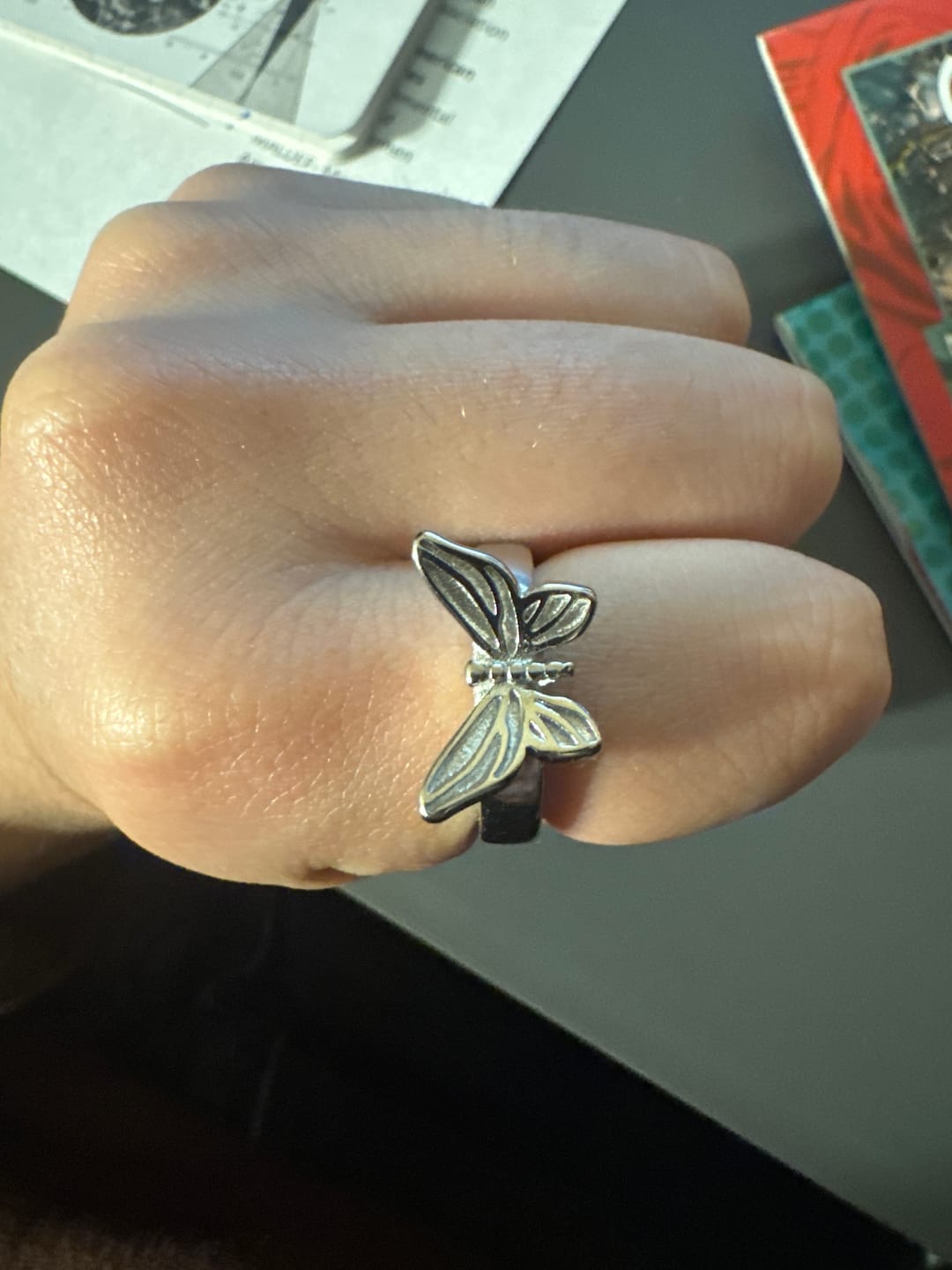 Customer photo review of BUTTERFLY RING