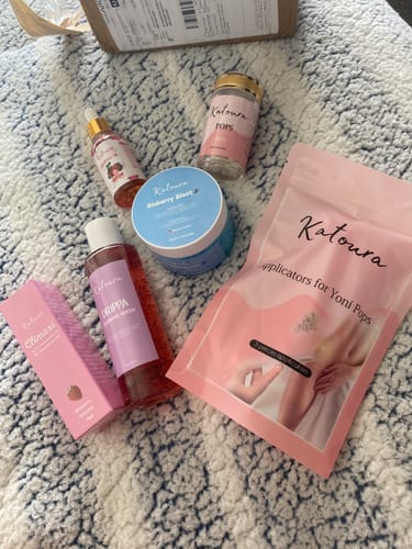 Customer photo review of Juicy Blueberry Scrub