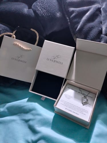 Customer photo review of Collier Amour Éternel - À la meilleure des mamans - Je t'aime, ton fils