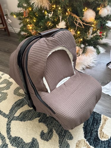 Customer photo review of Winter Waffle Cover - Brick
