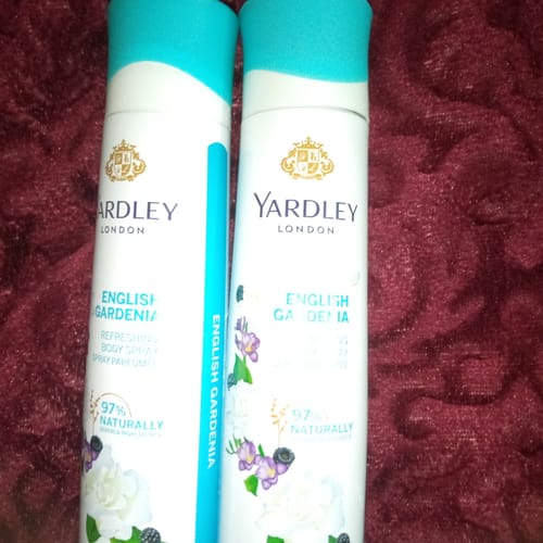 Customer photo review of Yardley English Gardenia Body Spray 150ml