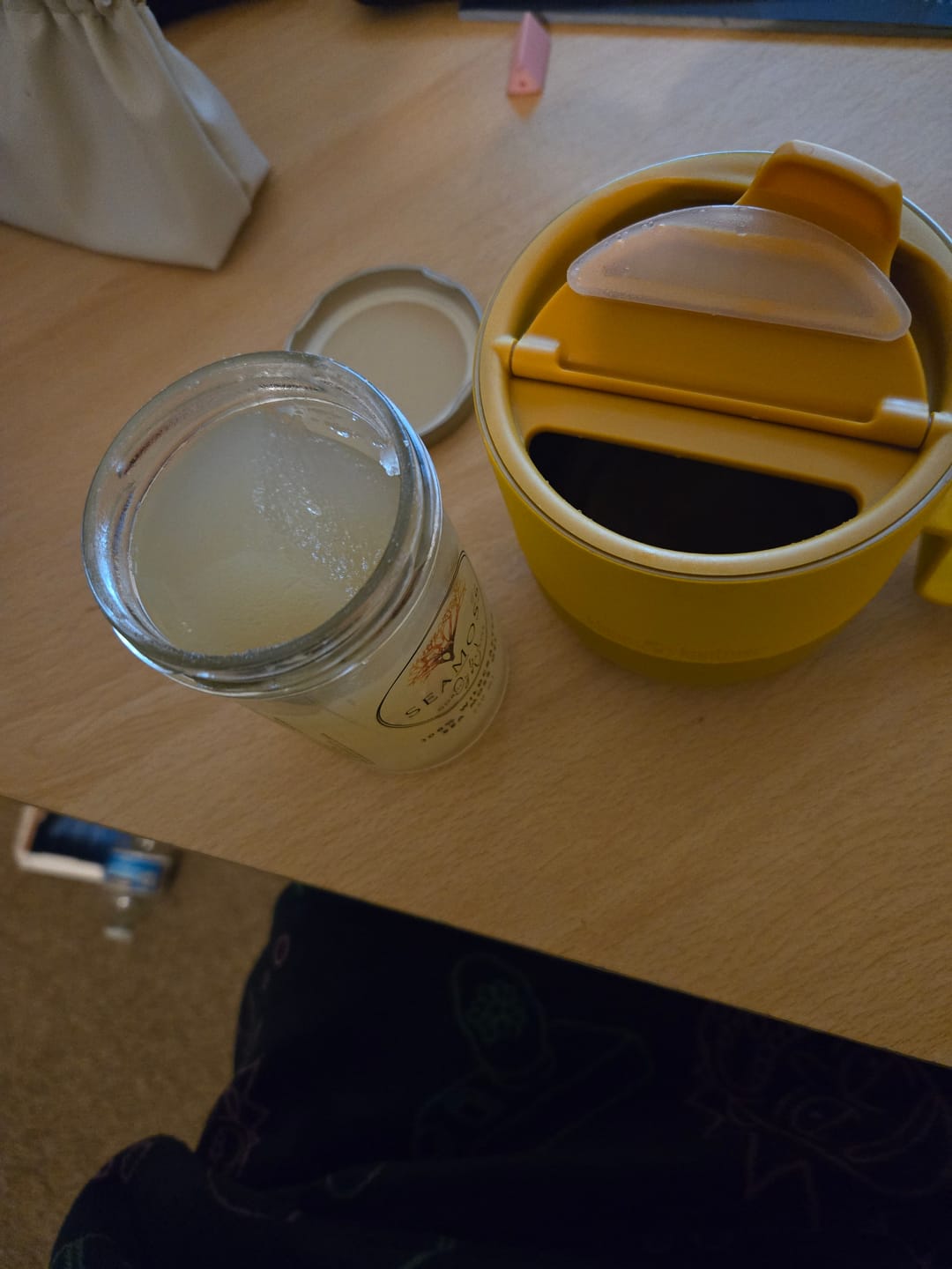 Customer photo review of Gold Sea Moss Gel - Made With Certified Organic Wildcrafted Sea Moss