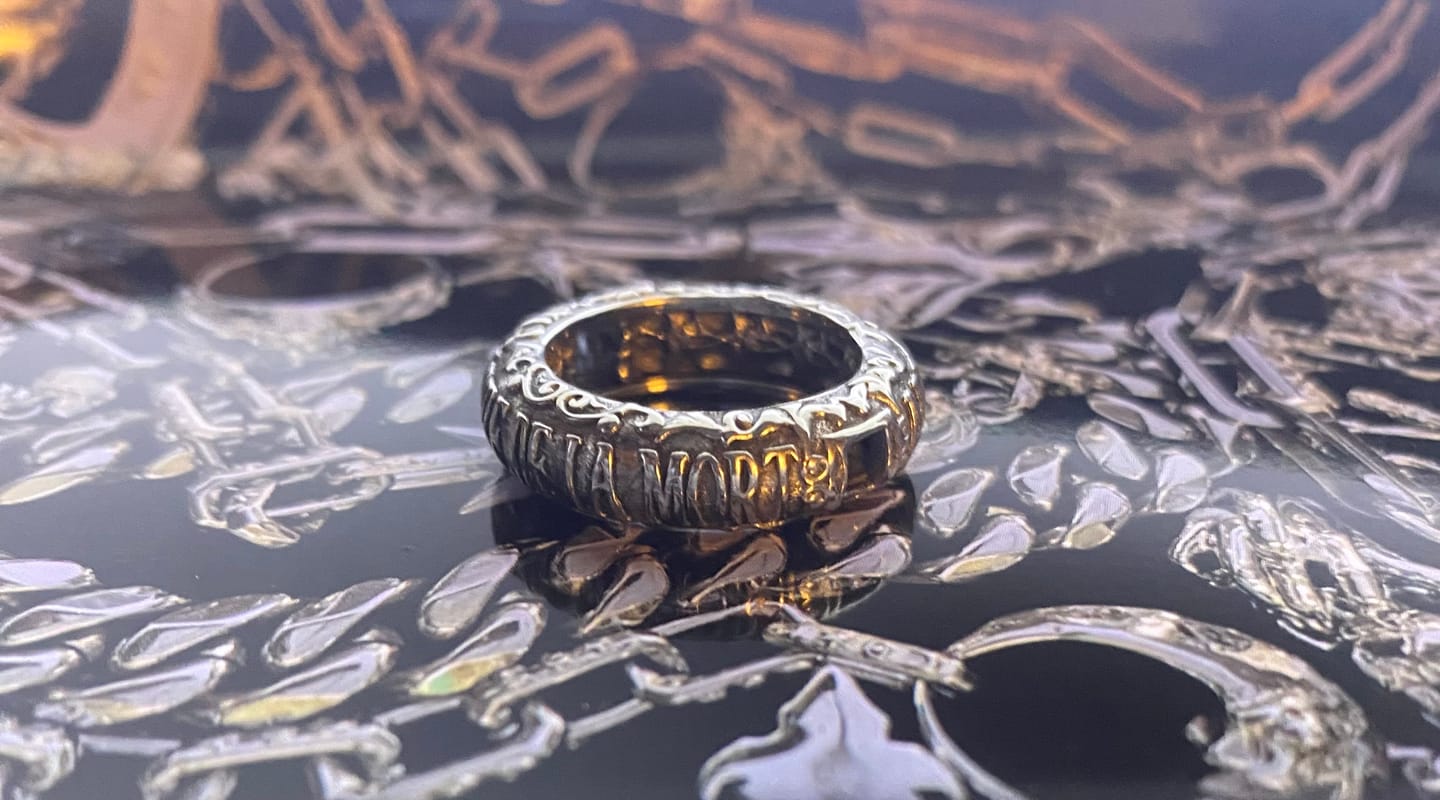 Customer photo review of UPGRADED CATACOMBS RING
