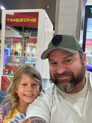 Customer photo review of Premium Crest A-Frame Cap - Army Green Khaki