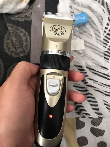 Customer photo review of The Original ClipMyPaws™ - World's Quietest Pet Hair Clipper