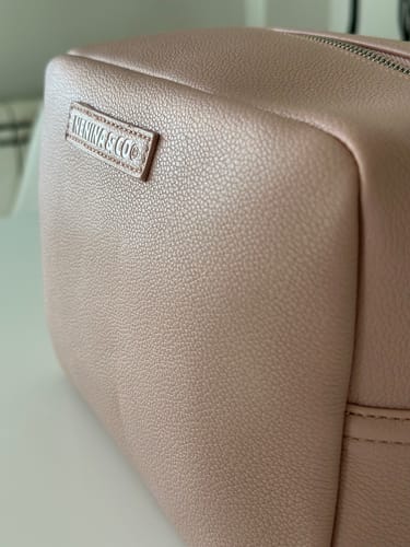 Customer photo review of Neceser Bebé Eco Piel MIREM By Nenina & Co Rosa pálido