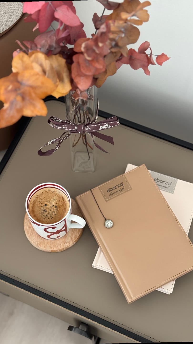 Customer photo review of ebarza Elegance Style Logo Diary/Book 25-53 - Beige
