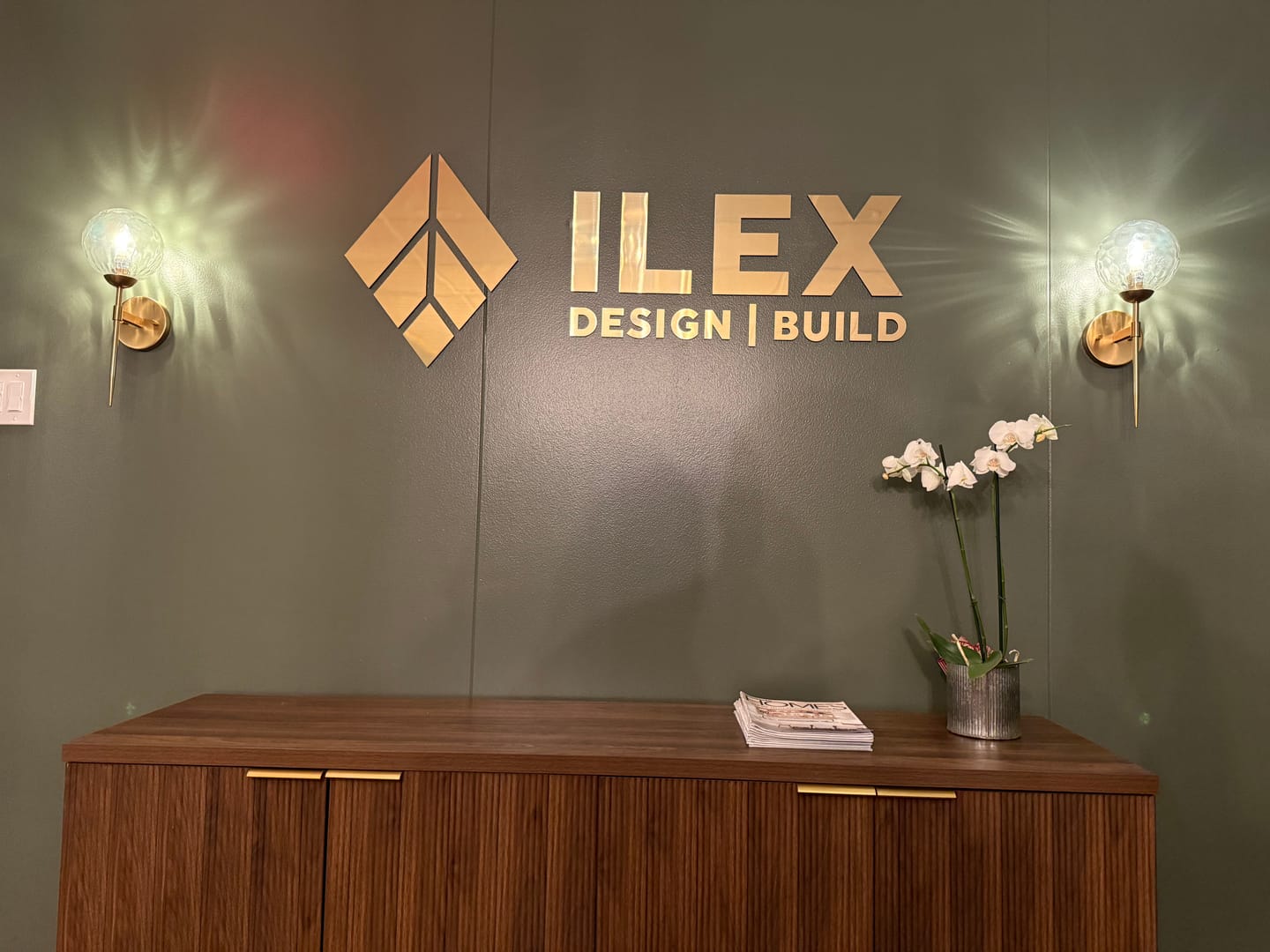 Customer photo review of Custom Laser Cut Wall Logo | Sign with Raised 3D Design | Business Letter | Lobby Signage | Reception Logo | Acrylic Sign Metal Finish Logo