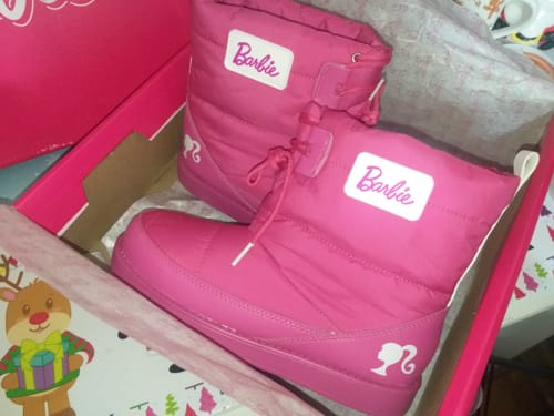 Customer photo review of Barbie Pink Snow Boot