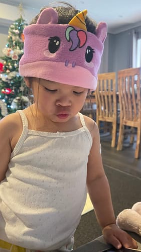 Customer photo review of Bandou™ 2.0: Award-Winning Kids Headphones