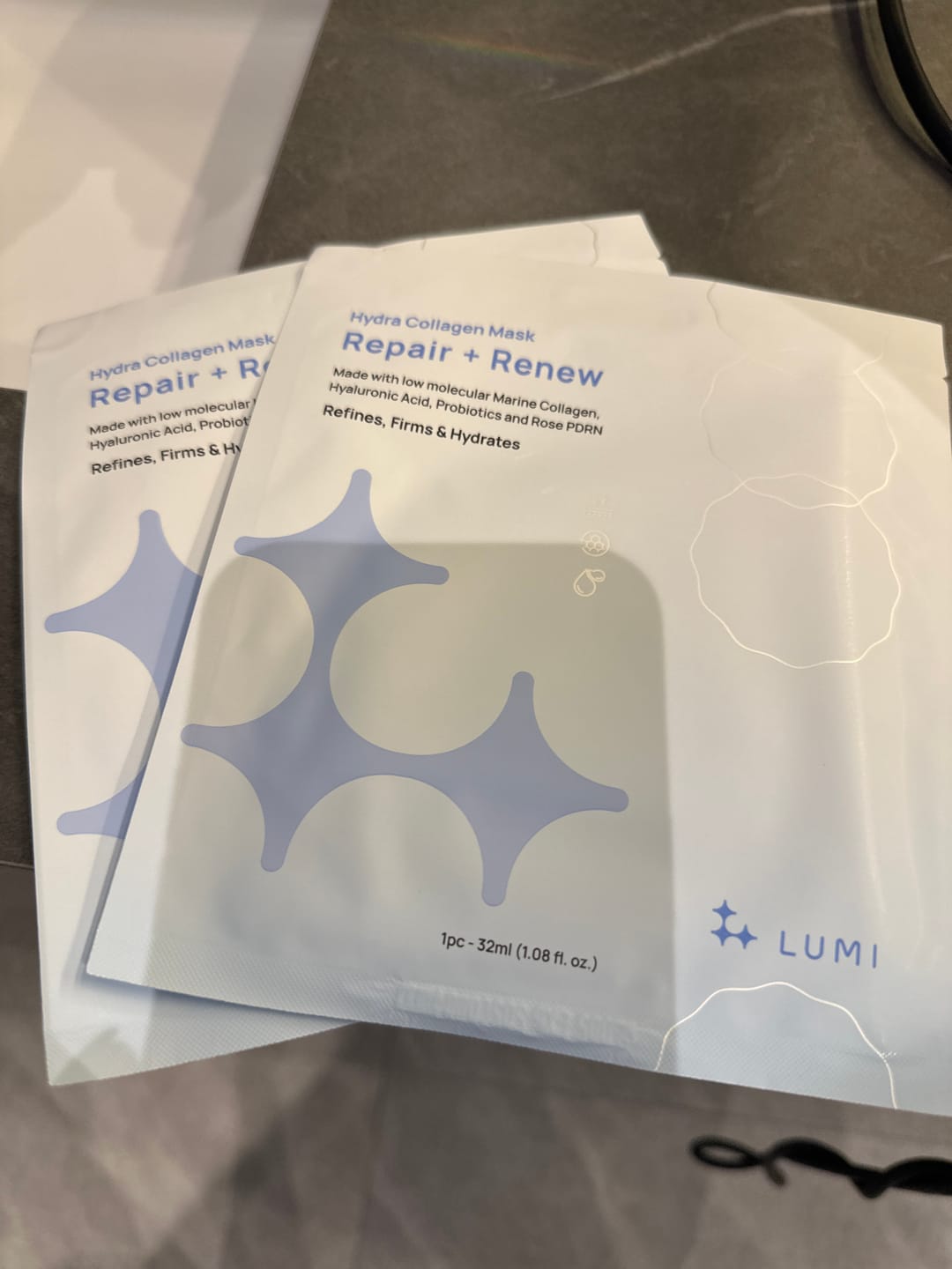 Customer photo review of Hydra Collagen Mask Brighten + Smooth