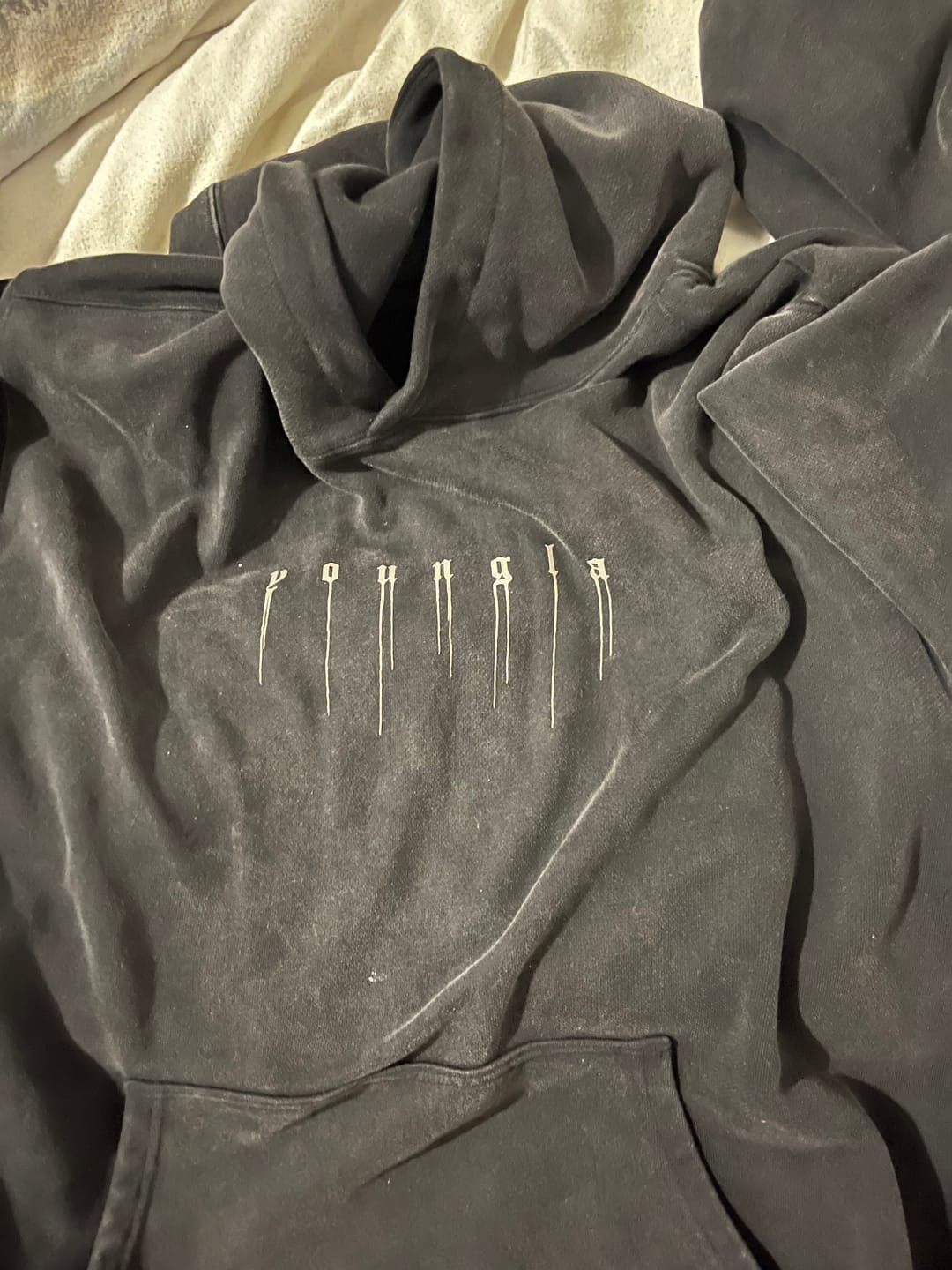 Customer photo review of 551 - Drippy Skull Hoodie