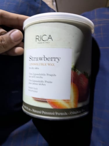 Customer photo review of Rica Strawberry Liposoluble Wax 800ml