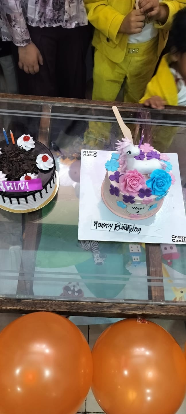 Customer photo review of Unicorn Lush Hair Cake