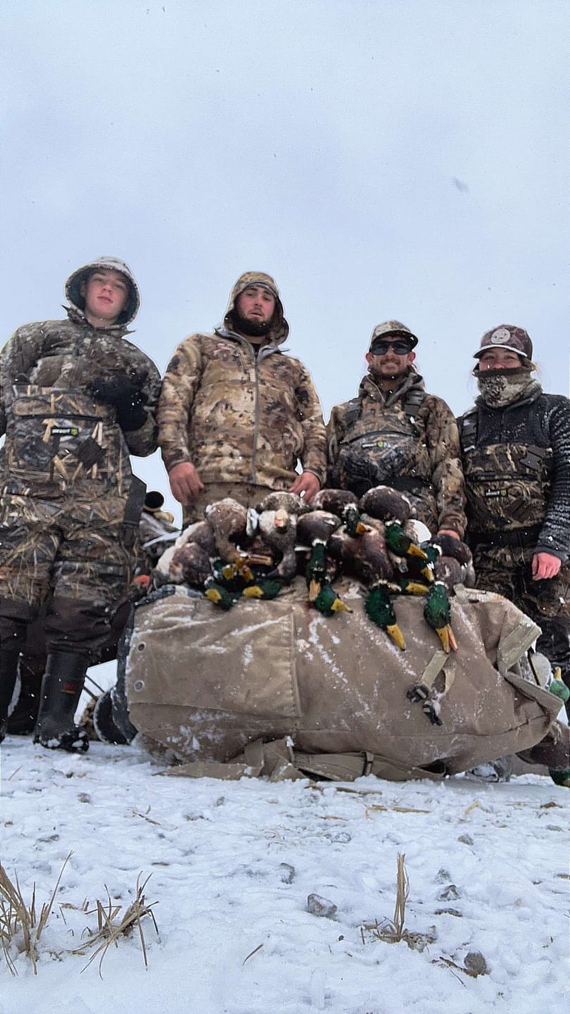 Customer photo review of TorridWade Heated Duck Waterfowl Hunting Breathable Chest Waders