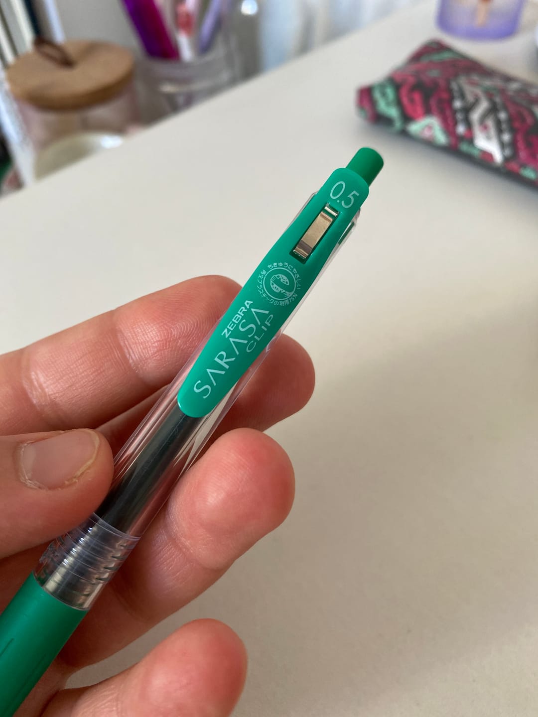 Customer photo review of Zebra Sarasa Clip - Lápiz Tinta Gel Punta 05
