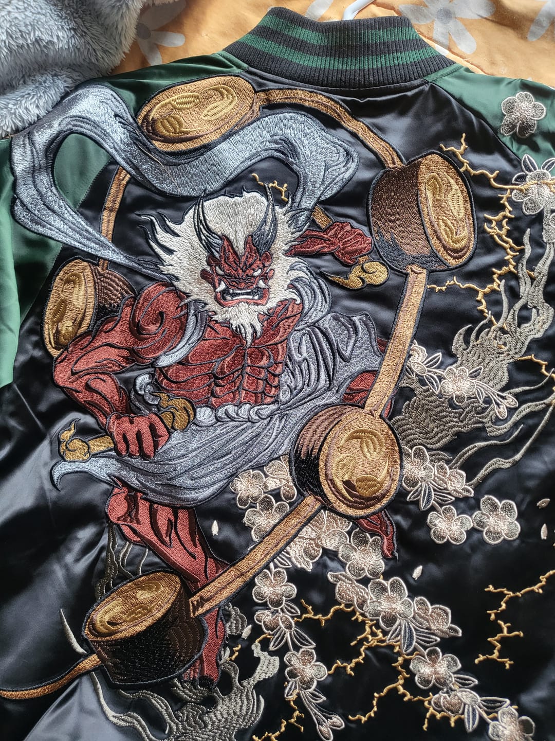 Customer photo review of Raijin & Fujin Sukajan Souvenir Jacket