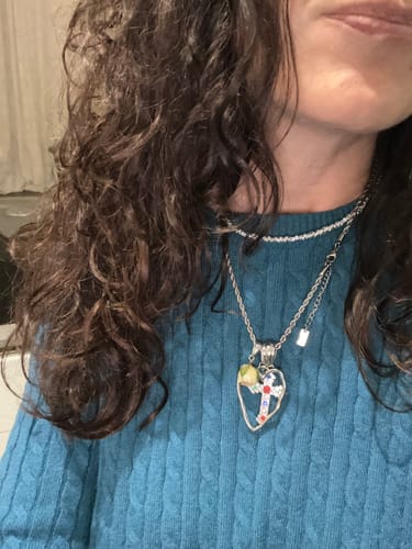 Customer photo review of Ciondolo "Cuore Leggero"