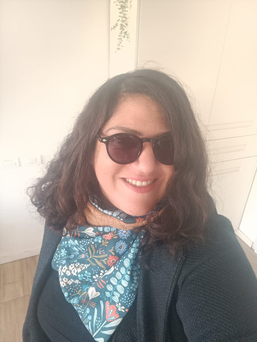 Customer photo review of צעיף דו-צדדי שירלי
