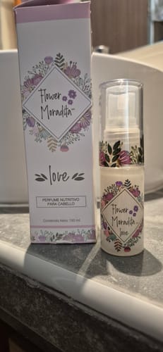 Customer photo review of Perfume para cabello 150 ml y presentación de viaje 30 ml