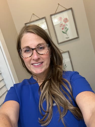 Customer photo review of Full Shine Tape in Hair Extensions 100% Virgin Human Hair Balayage Highlights (#4/27/4)