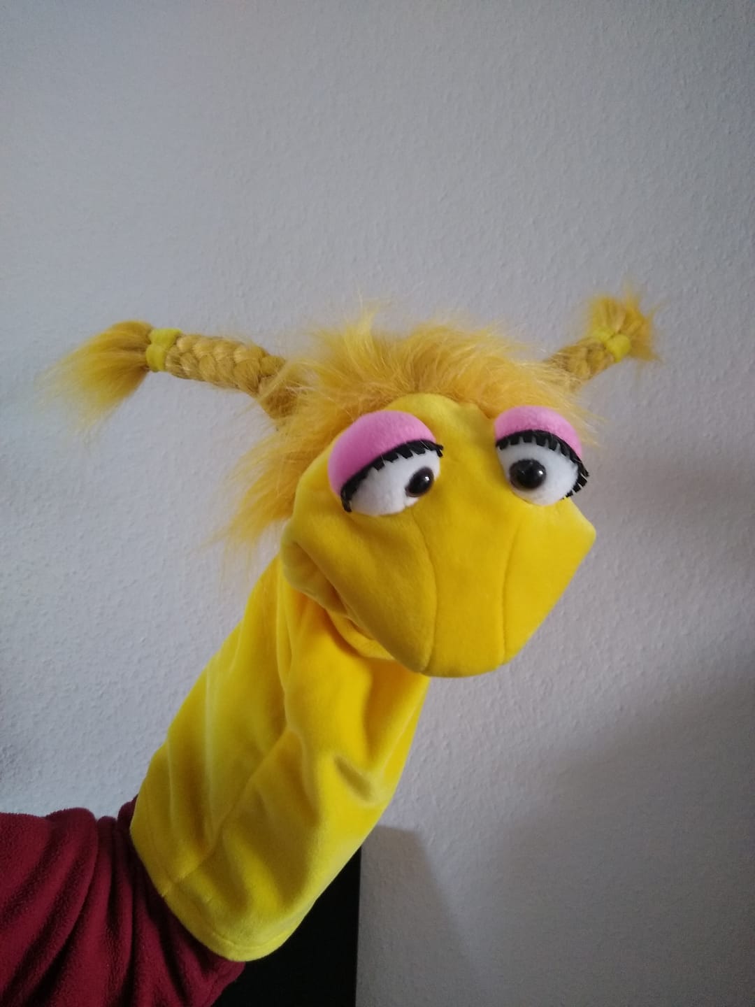 Customer photo review of Chaussette Jaune Marionnette