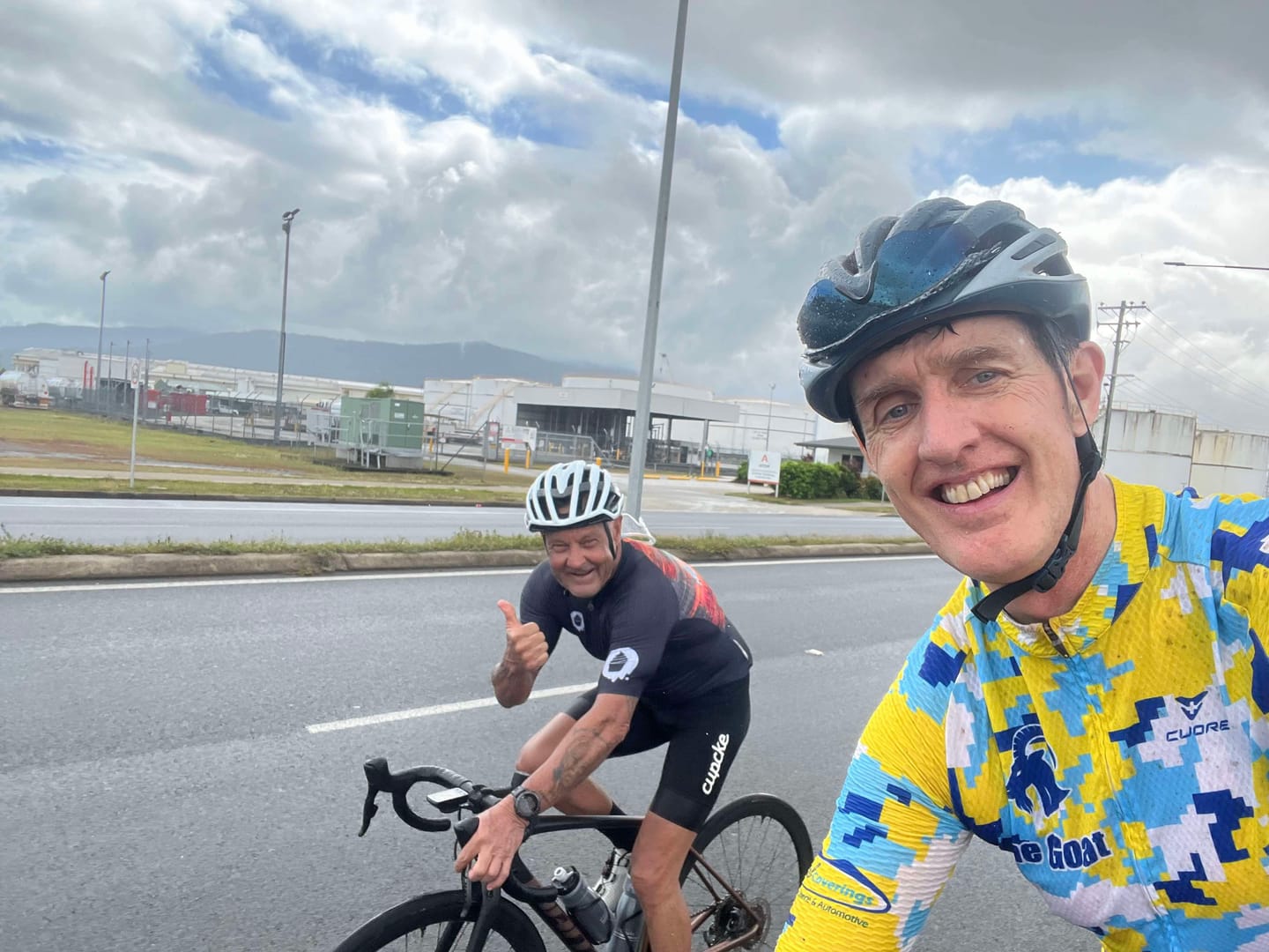 Customer photo review of Mens Elements Navy Bib Short