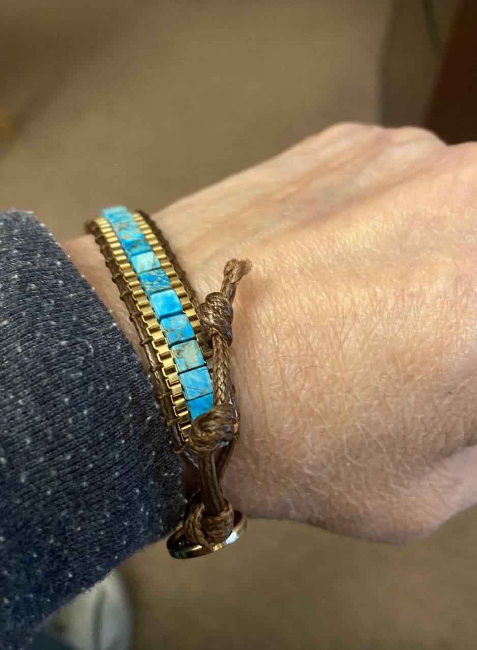 Customer photo review of Türkis Ocean - Armband