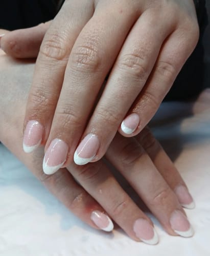 Customer photo review of Fiber base gel "Didier Lab", Milky Pink, 10ml