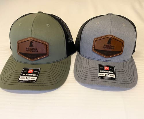 Customer photo review of Richardson 112 Custom Leather Patch Hat